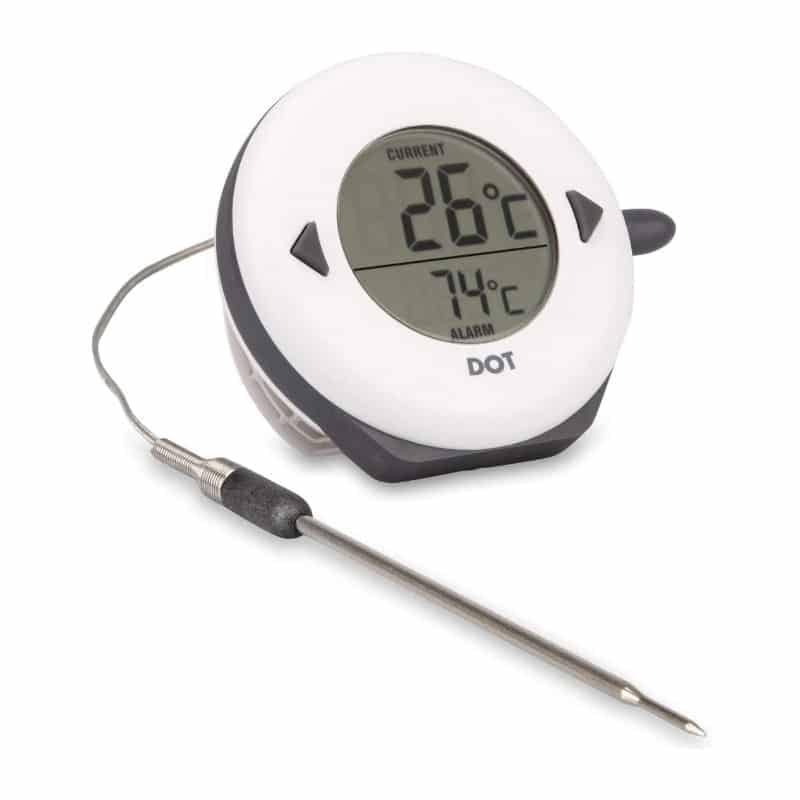 BORDTRACT Thermomètre à Sonde Alimentaire Numérique 2 En 1